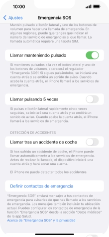 Pulsa el indicador junto a Pulsa el indicador junto a