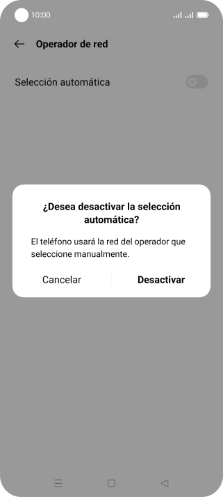 Pulsa Desactivar. Pulsa Desactivar.