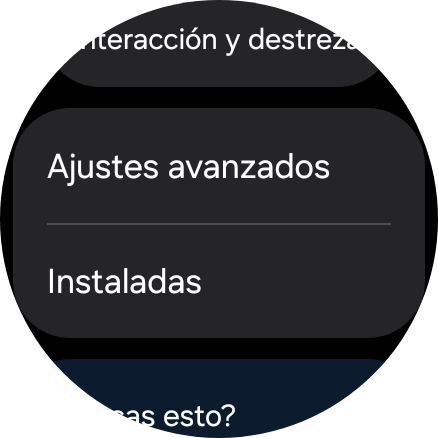 Pulsa Ajustes avanzados y sigue las indicaciones de la pantalla para seleccionar los ajustes deseados. Pulsa Ajustes avanzados y sigue las indicaciones de la pantalla para seleccionar los ajustes deseados.