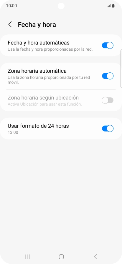 Pulsa la tecla de inicio para terminar y regresar a la pantalla de inicio.