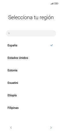 Pulsa el país o el área deseados. Pulsa el país o el área deseados.
