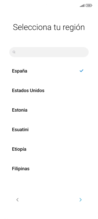 Pulsa el país o el área deseados. Pulsa el país o el área deseados.