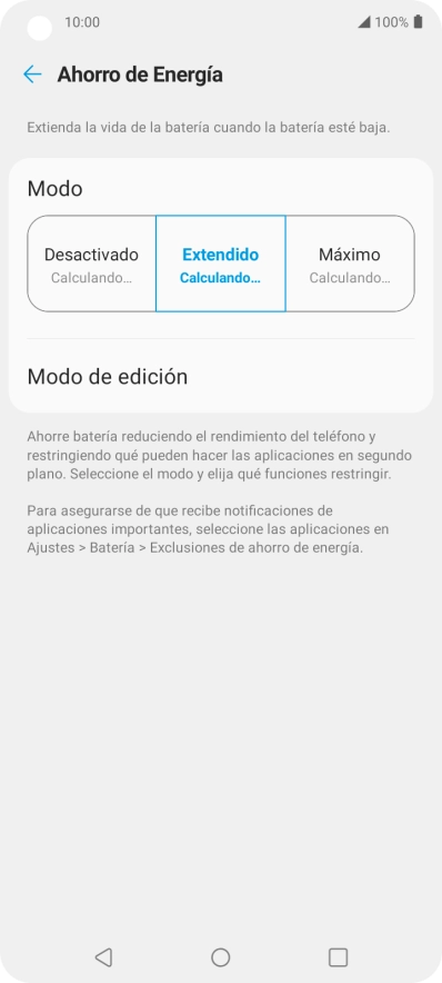 Pulsa la tecla de inicio para terminar y regresar a la pantalla de inicio. Pulsa la tecla de inicio para terminar y regresar a la pantalla de inicio.