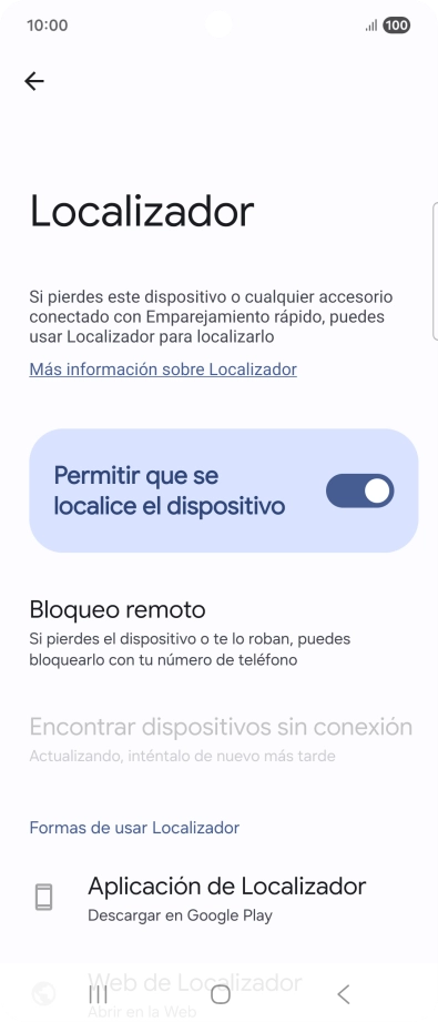 Pulsa la tecla de inicio para terminar y regresar a la pantalla de inicio. Pulsa la tecla de inicio para terminar y regresar a la pantalla de inicio.