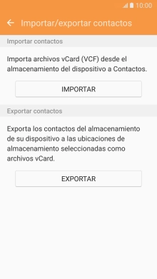 Pulsa IMPORTAR.