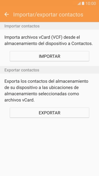 Pulsa IMPORTAR.