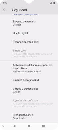 Pulsa Bloqueo de tarjeta SIM. Pulsa Bloqueo de tarjeta SIM.