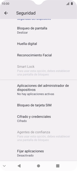 Pulsa Bloqueo de tarjeta SIM. Pulsa Bloqueo de tarjeta SIM.