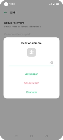 Pulsa Desactivado. Pulsa Desactivado.