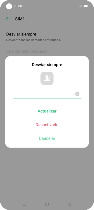Pulsa Desactivado. Pulsa Desactivado.