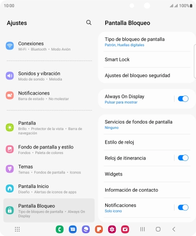 Pulsa Tipo de bloqueo de pantalla e introduce el código de seguridad extra que has creado anteriormente. Pulsa Tipo de bloqueo de pantalla e introduce el código de seguridad extra que has creado anteriormente.