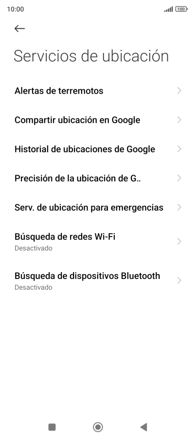 Pulsa Precisión de la ubicación de G... Pulsa Precisión de la ubicación de G...