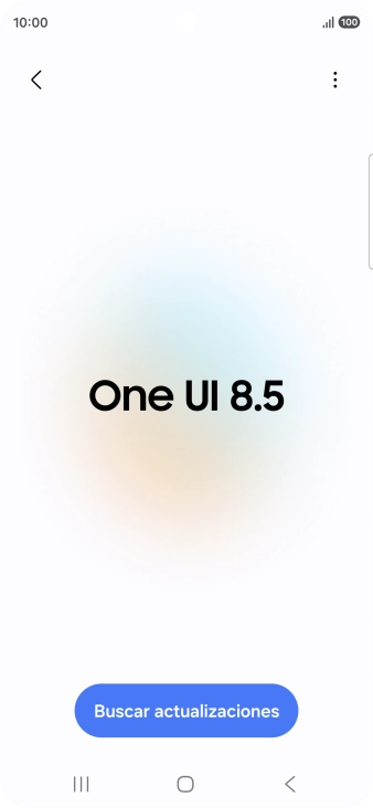 Pulsa Buscar actualizaciones. Si hay una versión de software nueva disponible, aparecerá ahora en la pantalla. Sigue las indicaciones de la pantalla para actualizar el software del teléfono. Pulsa Buscar actualizaciones. Si hay una versión de software nueva disponible, aparecerá ahora en la pantalla. Sigue las indicaciones de la pantalla para actualizar el software del teléfono.