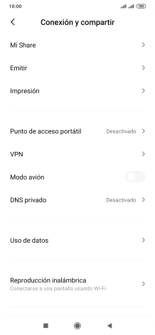 Pulsa Uso de datos. Pulsa Uso de datos.