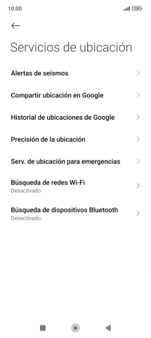 Pulsa Precisión de la ubicación. Pulsa Precisión de la ubicación.