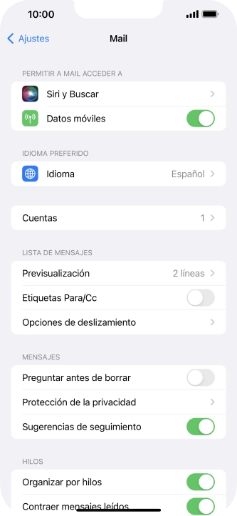 Pulsa Cuentas.