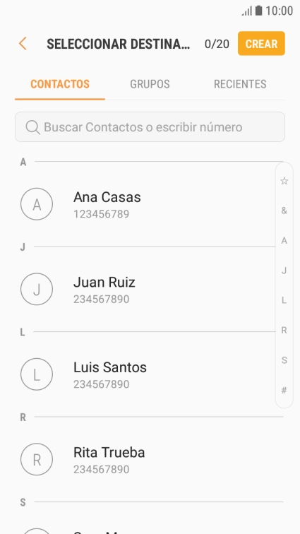 Pulsa CREAR. Pulsa CREAR.