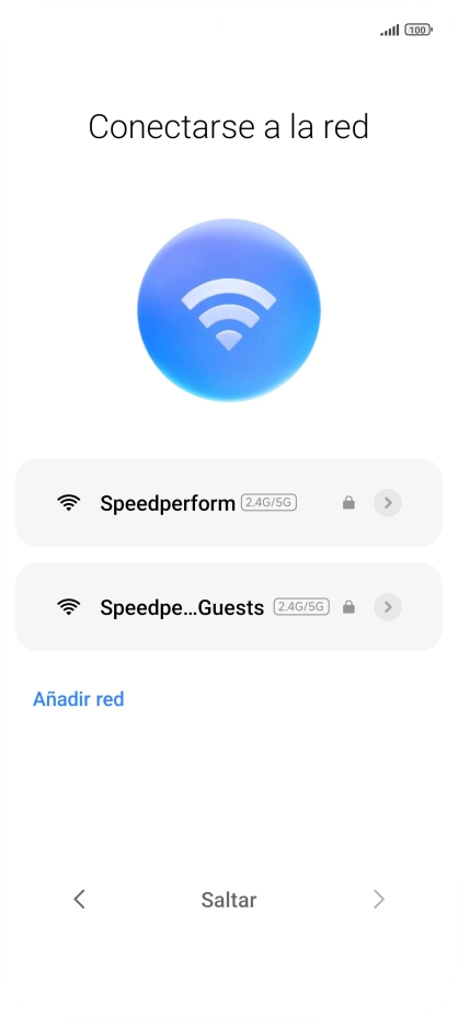 Pulsa la red wifi deseada. Pulsa la red wifi deseada.