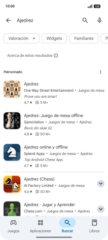 Pulsa la app deseada. Pulsa la app deseada.