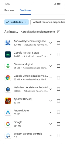 Pulsa la app deseada. Pulsa la app deseada.