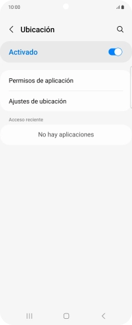 Pulsa Permisos de aplicación. Pulsa Permisos de aplicación.