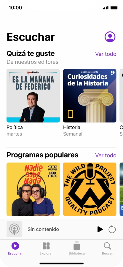 Desliza el dedo hacia arriba desde la parte inferior de la pantalla para terminar y volver a la pantalla de inicio. Desliza el dedo hacia arriba desde la parte inferior de la pantalla para terminar y volver a la pantalla de inicio.
