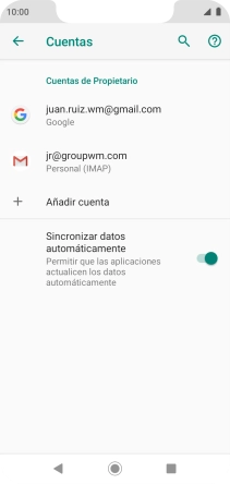 Pulsa la tecla de inicio para terminar y regresar a la pantalla de inicio.