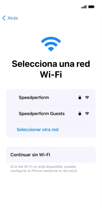 Pulsa la red wifi deseada. Pulsa la red wifi deseada.