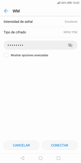 Pulsa CONECTAR.