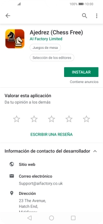 Pulsa la tecla de inicio para terminar y regresar a la pantalla de inicio.