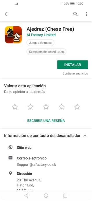 Pulsa la tecla de inicio para terminar y regresar a la pantalla de inicio.