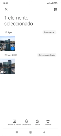 Pulsa el icono de seleccionar todo. Pulsa el icono de seleccionar todo.