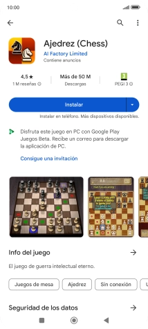 Pulsa Instalar y sigue las indicaciones de la pantalla para instalar la app. Pulsa Instalar y sigue las indicaciones de la pantalla para instalar la app.