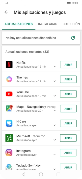 Pulsa INSTALADAS. Pulsa INSTALADAS.