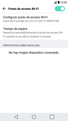 Pulsa la tecla de inicio para terminar y regresar a la pantalla de inicio.