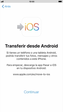 Para transferir contenido a tu teléfono, tienes que haber instalado la app Para transferir contenido a tu teléfono, tienes que haber instalado la app