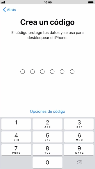 Pulsa Opciones de código.