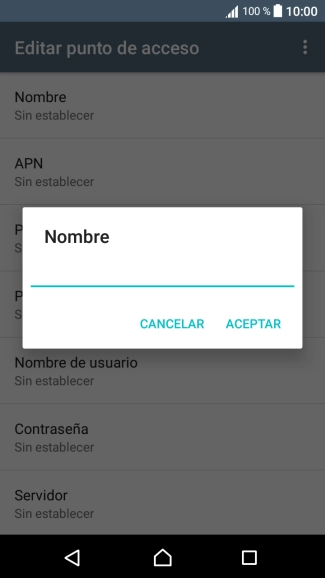 Introduce Vodafone Internet y pulsa ACEPTAR. Introduce Vodafone Internet y pulsa ACEPTAR.