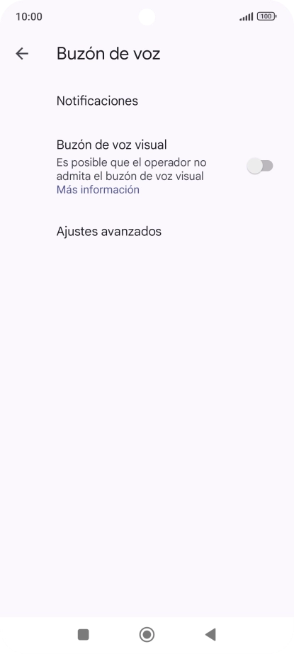 Pulsa Ajustes avanzados. Pulsa Ajustes avanzados.