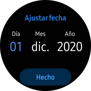 Gira el bisel hacia la derecha o la izquierda para ajustar la fecha. Gira el bisel hacia la derecha o la izquierda para ajustar la fecha.