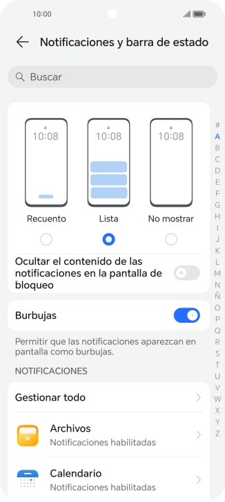 Pulsa Gestionar todo. Pulsa Gestionar todo.