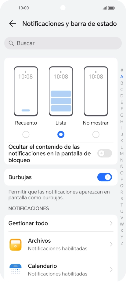 Pulsa Gestionar todo. Pulsa Gestionar todo.