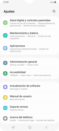 Pulsa Mantenimiento y batería. Pulsa Mantenimiento y batería.