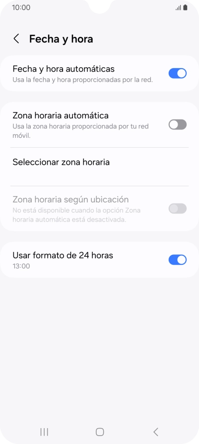 Pulsa el indicador junto a 