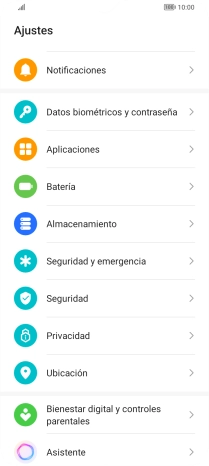 Pulsa Seguridad.