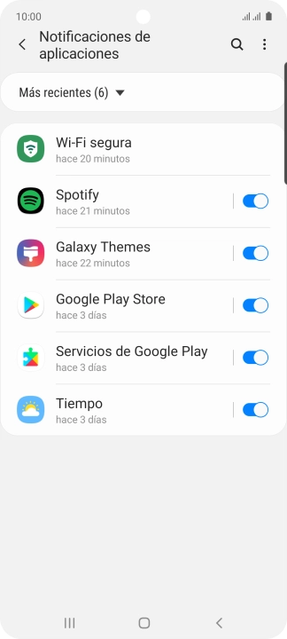 Pulsa la lista desplegable. Pulsa la lista desplegable.
