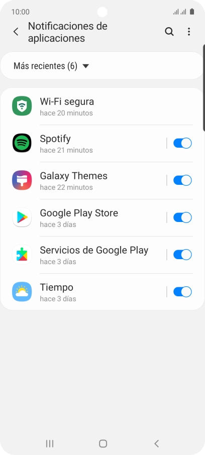 Pulsa la lista desplegable. Pulsa la lista desplegable.