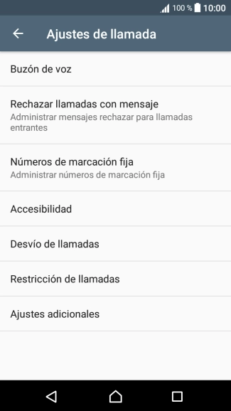 Pulsa Restricción de llamadas.