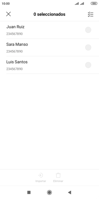 Pulsa el icono de seleccionar todo. Pulsa el icono de seleccionar todo.
