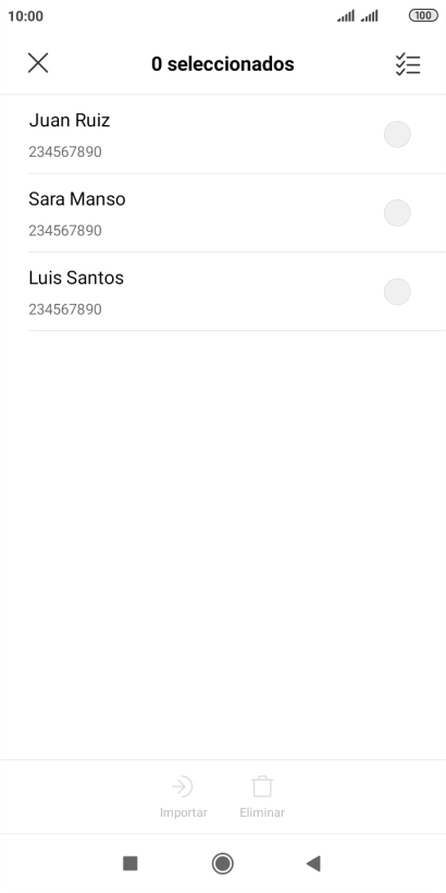 Pulsa el icono de seleccionar todo. Pulsa el icono de seleccionar todo.